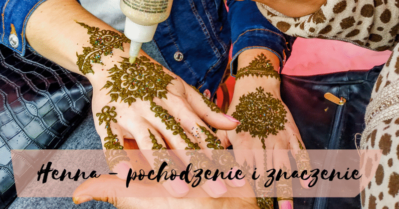 henna na dłoniach