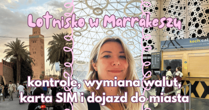 lotnisko w Marrakeszu Menara