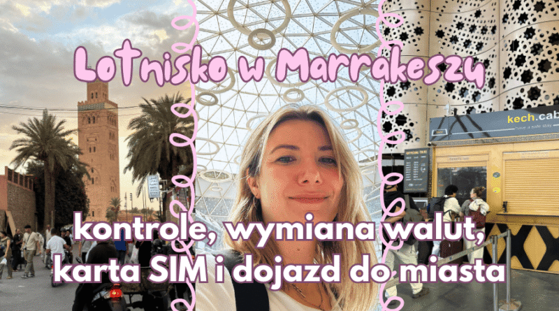 lotnisko w Marrakeszu Menara