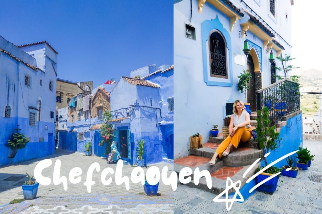 medina chefchaouen blue pearl niebieska perła maroko